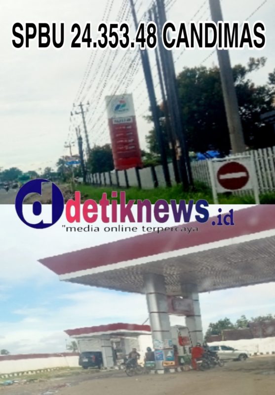 SPBU 24.353.48 Candimas Disinyalir Buka Jalur Ngecor BBM Pertalite, Motor Grandong Thander Melintir Timbun BBM