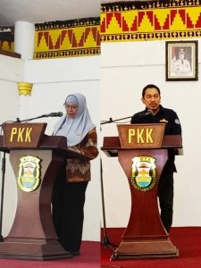 Bunda Eka Afriana Buka Kegiatan Donor Darah dan Cek Kesehatan Bersama PW IWO Lampung dan PMI