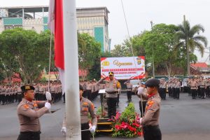 Hari Kesadaran Nasional, Kapolresta Bandar Lampung Ajak Tingkatkan Rasa Cita Tanah Air
