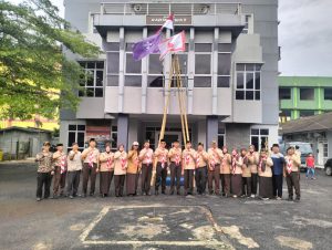 Sambut Bulan Suci Ramadhan, Pramuka Saka Bahari Binaan Lanal Lampung Gelar Berbagai Perlombaan 