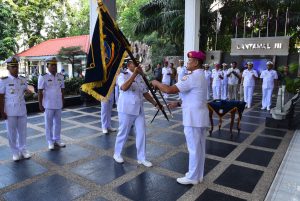 Estafet Kepemimpinan Lanal Lampung: Letkol Laut (P) Krido Satriyo U. Resmi Gantikan Kolonel Laut (P) Dwi Atmojo