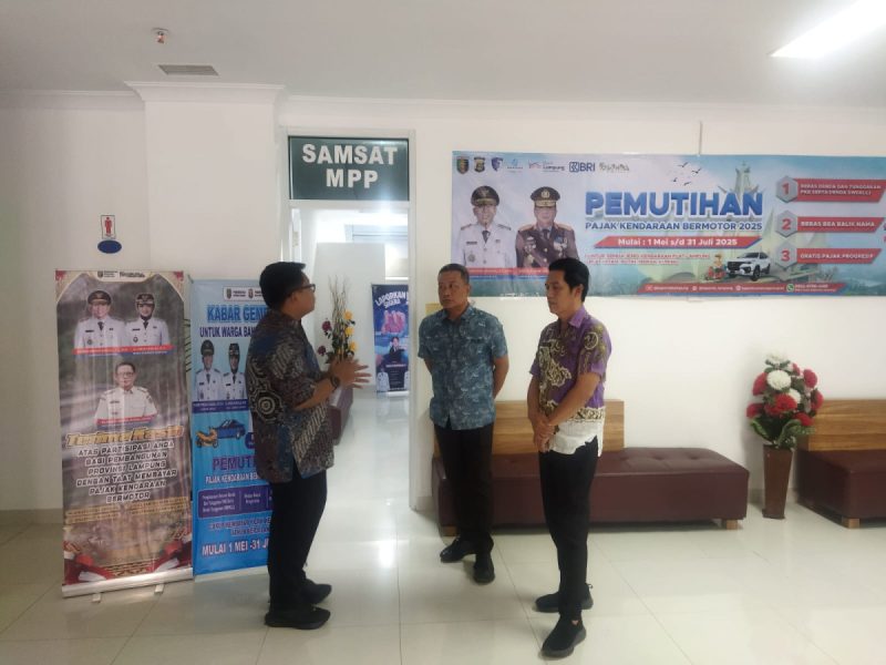 Samsat MPP Siap Layani Wajib Pajak, Pemkot Bandar Lampung Ajak Masyarakat Manfaatkan Program Pemutihan