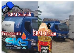Praktek Curang Transportir PT Srikarya Lintasindo Diduga Muat BBM Ilegal Di Lampung, Untuk Kepentingan Industri