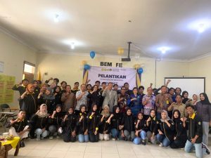 M. Fadil-Rafli Resmi Pimpin BEM FEB Universitas Saburai, Dekan Dorong Program Akademik Inovatif