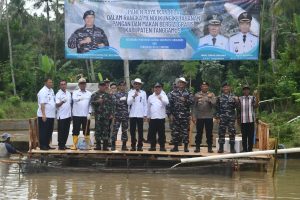 Lanal Lampung Gelar Panen Raya Ikan Nila, Dorong Ketahanan Pangan dan Ekonomi Lokal Tanggamus