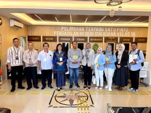 Tim Promosi Universitas Saburai Jajaki Kerja Sama dan Promosi PMB di Pengadilan Negeri Sukadana