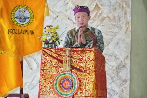 Pemprov Lampung Dukung Penguatan Moral Lewat Pembinaan Dharmika dan Metatah Massal