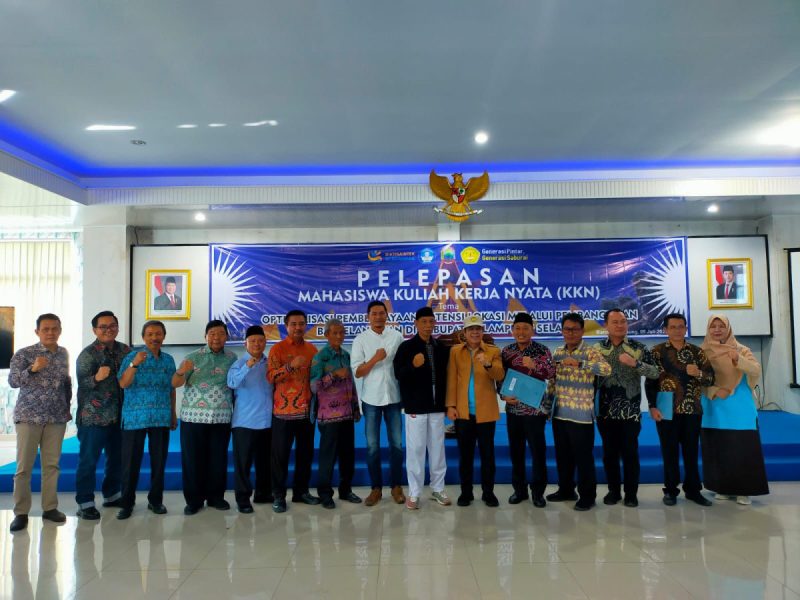 Universitas Saburai Lepas 199 Mahasiswa KKN ke Lampung Selatan, Rektor: Ini Bukan Sekadar Seremoni
