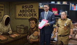 Bayi Pasien RSUDAM Meninggal, Gepak Nilai Janji Direktur Hanya Retorika