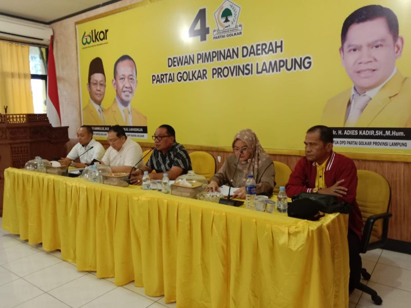 Jelang Musda XI Golkar Lampung, Panitia Pastikan 90 Persen Persiapan Rampung