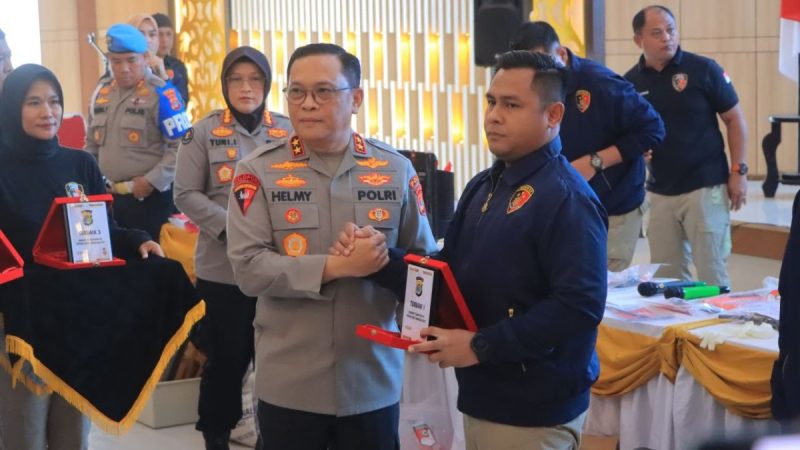 Polres Lampung Utara Raih Penghargaan Tertinggi dalam Operasi Sikat Krakatau 2025