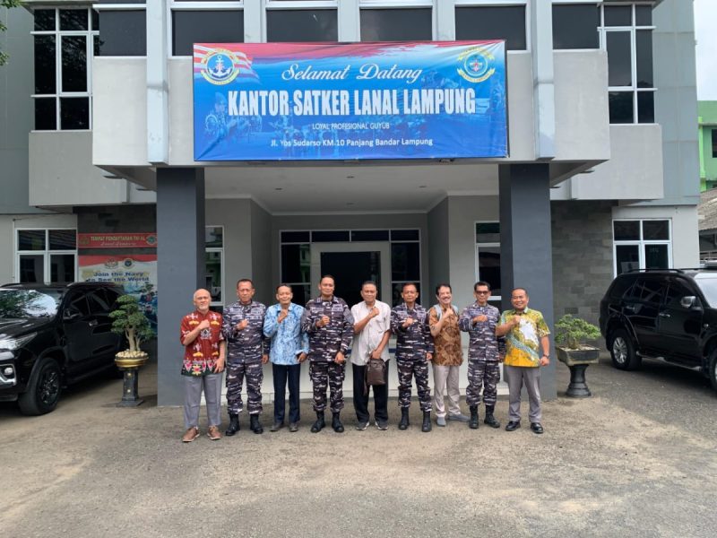 Lanal Lampung Terima Audiensi Akademisi Universitas Negeri Lampung Bahas Hilirisasi Teknologi untuk Ketahanan Pangan